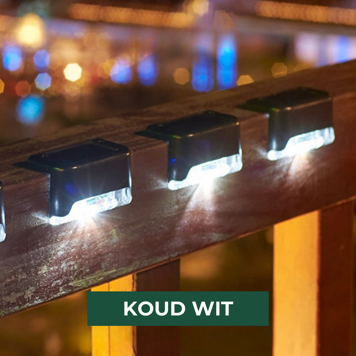SolarGlow | Zelfklevende Zonnelampen | Waterdichte Solar LED Verlichting | Buitenlamp Zonder Kabels