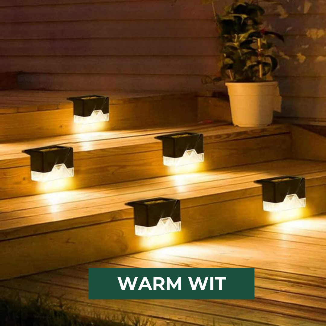 SolarGlow | Zelfklevende Zonnelampen | Waterdichte Solar LED Verlichting | Buitenlamp Zonder Kabels