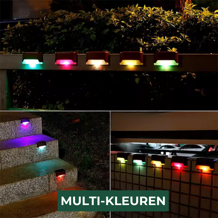 SolarGlow | Zelfklevende Zonnelampen | Waterdichte Solar LED Verlichting | Buitenlamp Zonder Kabels
