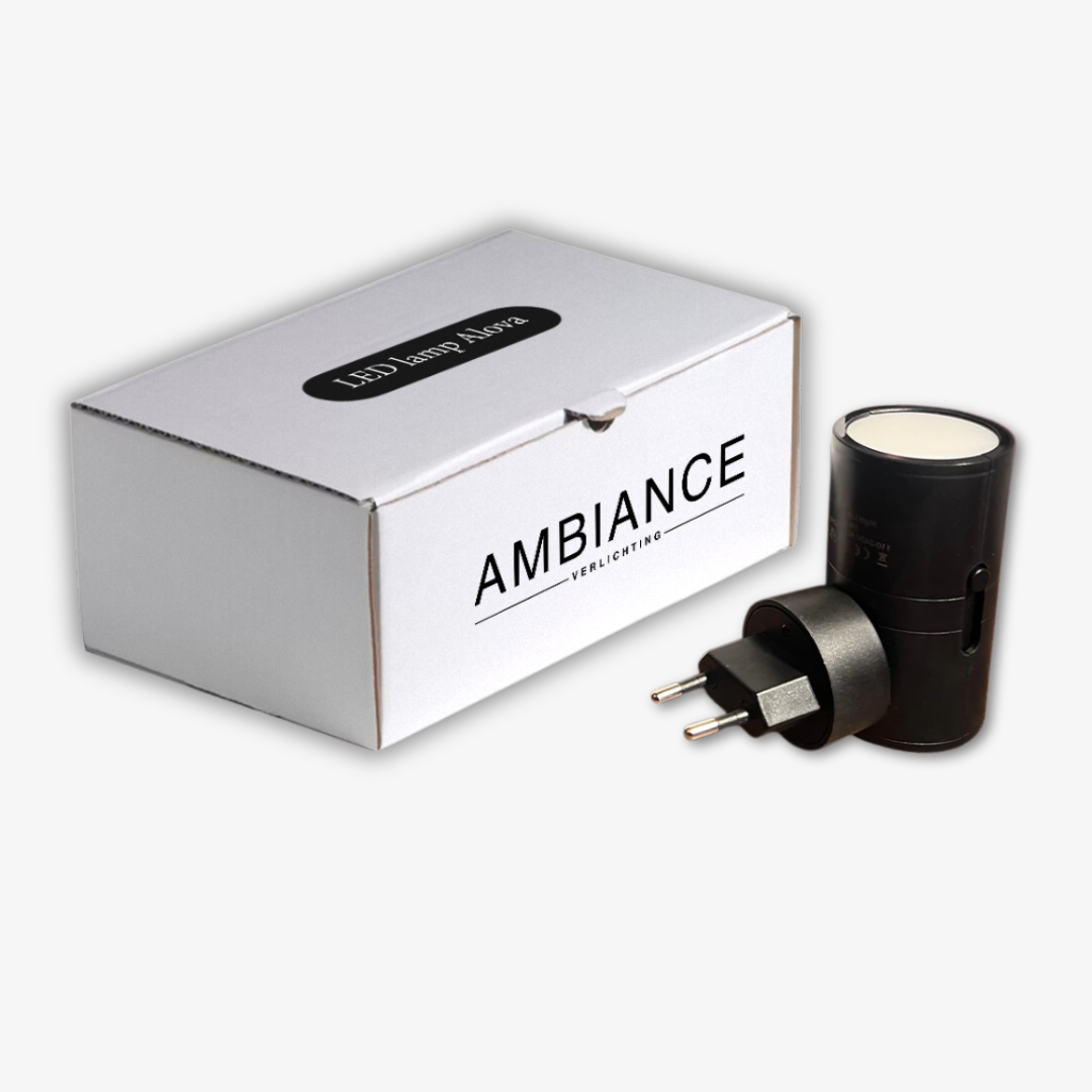NightLume | Dimbaar LED Nachtlampje | Plug-in Wandlamp | Instelbare Helderheid | Compact Design