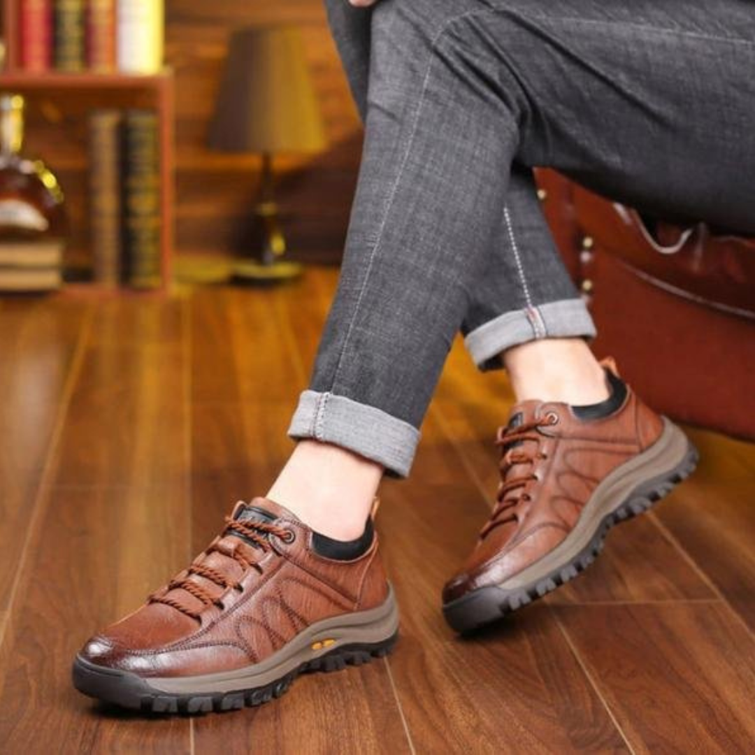 StratoFlex | Orthopedische Leren Herenschoenen | Comfortabel & Stevig Schoenen | Casual & Netjes
