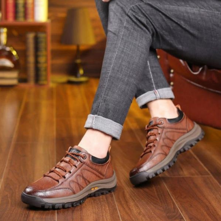 StratoFlex | Orthopedische Leren Herenschoenen | Comfortabel & Stevig Schoenen | Casual & Netjes
